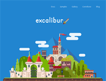 Tablet Screenshot of excaliburjs.com